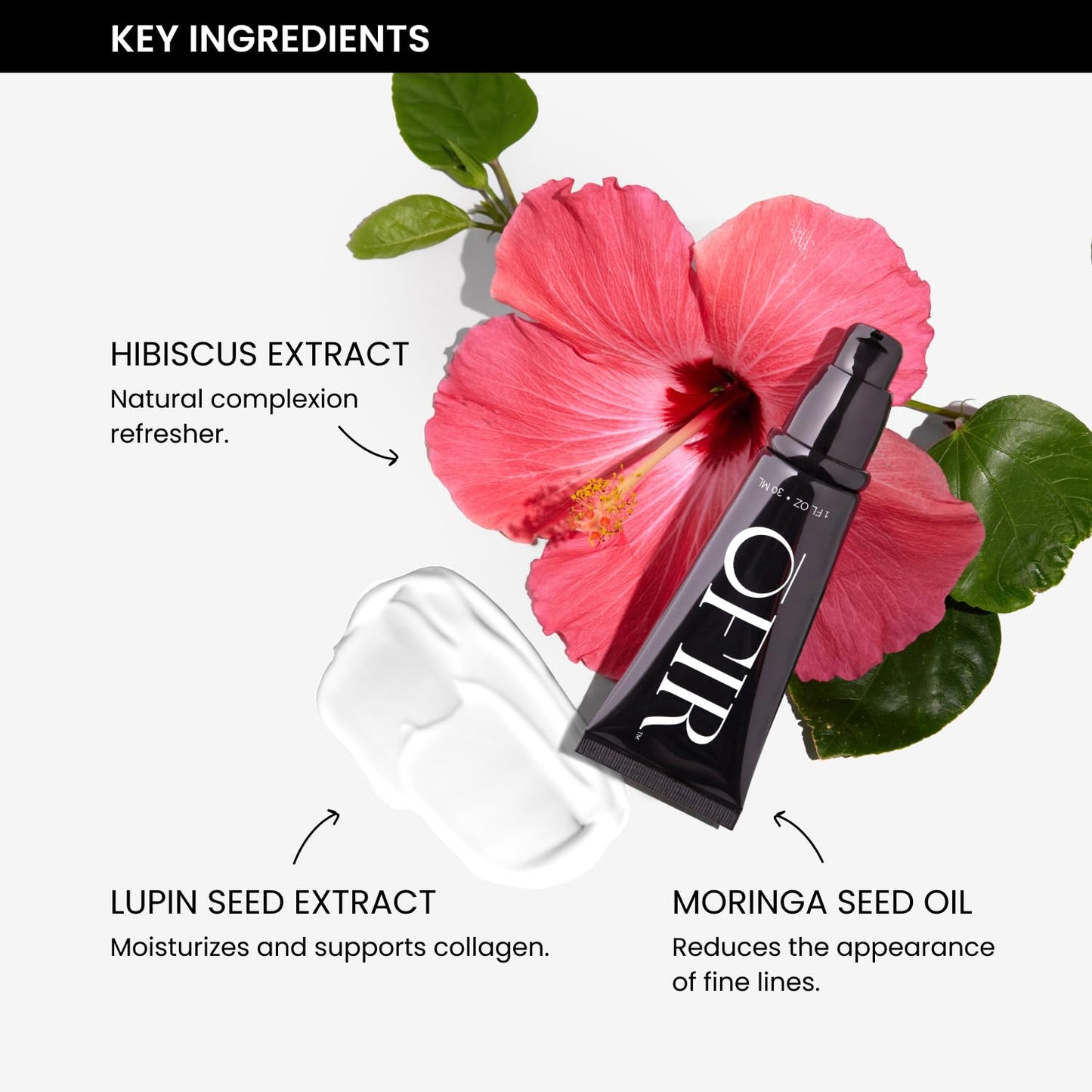 OFIR Skin Prep Dewy Primer Serum | Hybrid Makeup Skincare for Radiant Skin Prep | Wrinkle Reducing Hydrating Face Primer | Vegan, Cruelty-Free, Talc-Free Formula | Glow Finish | 1 FL OZ Tube