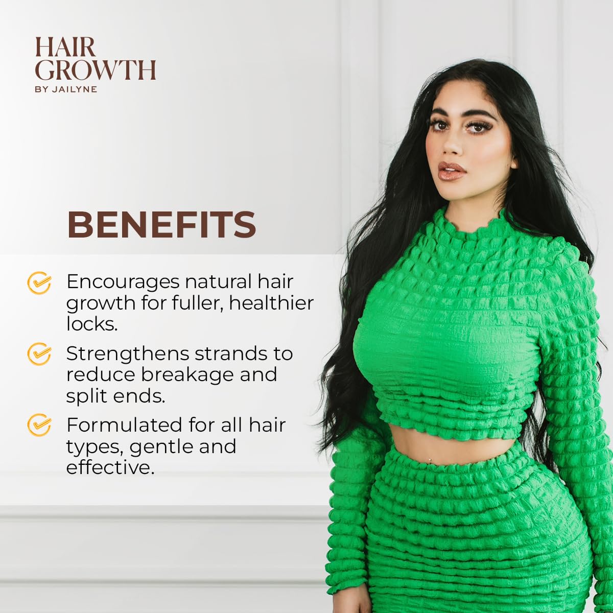 Hair Growth Magic Drop Serum by Jailyne Ojeda – Fast-Absorbing, Scalp Revitalizing Formula – Promotes Thicker, Healthier Hair with Botanical Extracts & Keratin – Made in USA