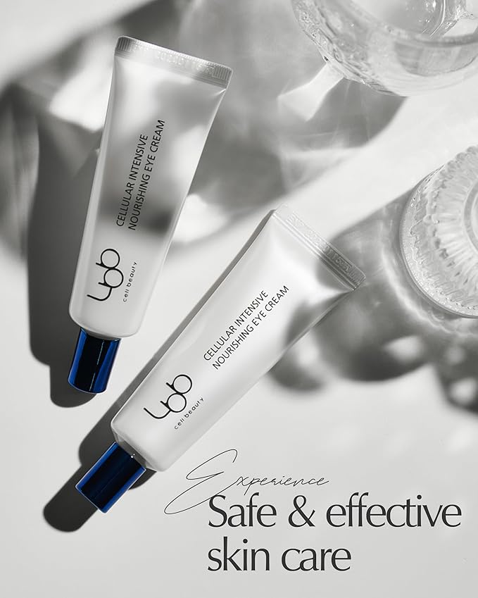 LBB Cellular Intensive Nourishing Eye Cream - Vegan Eye Lifting Treatment - Improves Wrinkles, Anti Aging, Nourishing - Tangerine Cellular Water, Shea Butter, Vitamin E, 0.5 oz.