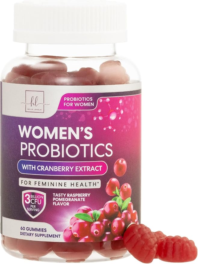 Women's Probiotic - Probiotics for Women 3 Billion 60 Gummies