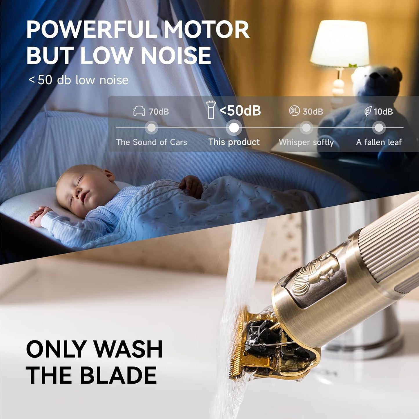 T-Blade Trimmer for Men Professional Hair Clippers Barber Beard Trimme Hair Trimmer with LCD Display T Liners Cordless Zero Gapped Shavers Edgers Clipper for Hair Cutting