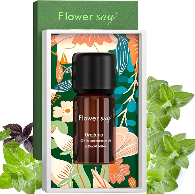 Oregano Essential Oil 0.34Oz - 100% Pure Natural MAX Undiluted Premium Therapeutic Grade Essential Oils for Diffuser/Skin Care/Massage/Hair/Toenails