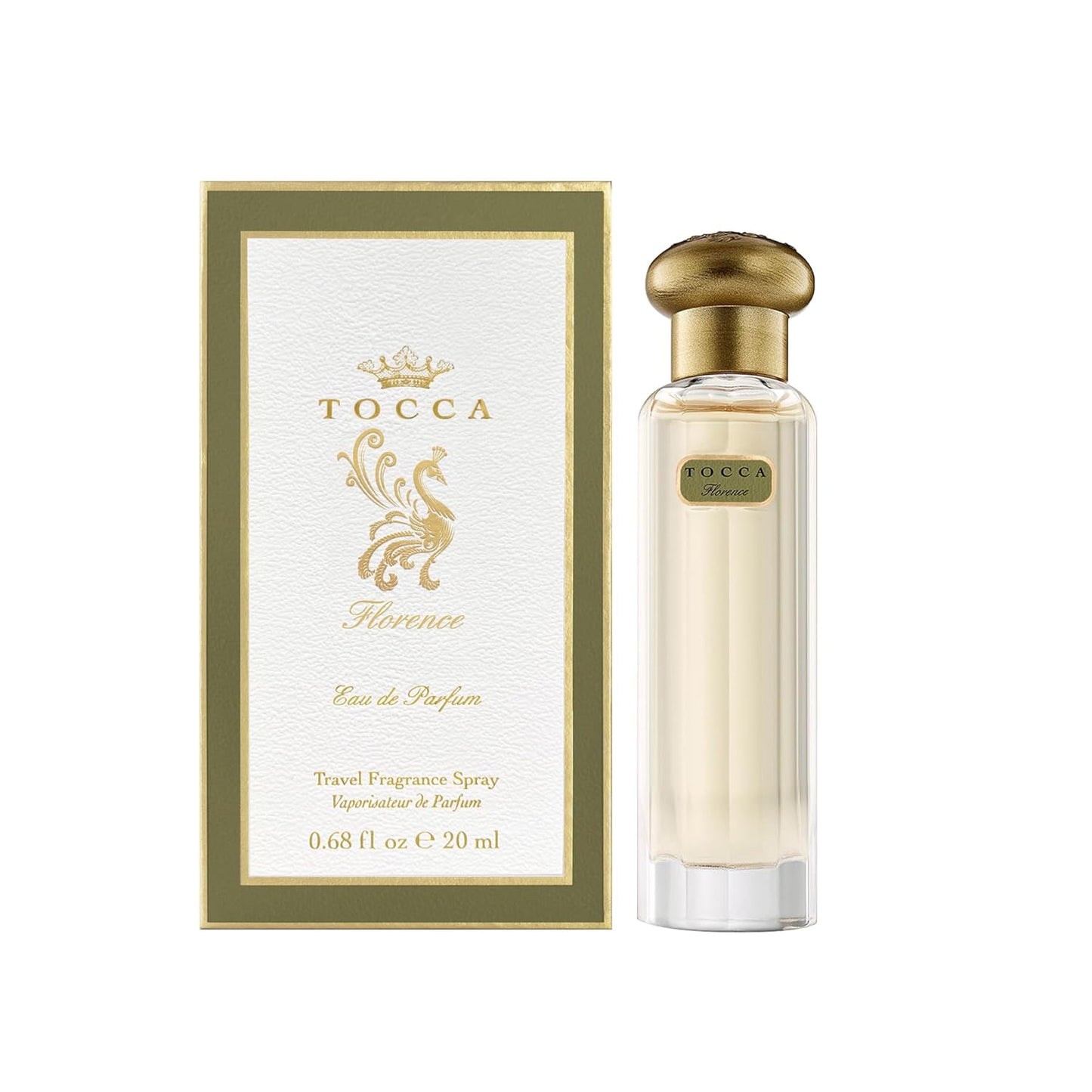 Tocca Florence (20ml + 50ml) Perfume Set for Women - Classic Floral, Bergamot, Pear, Gardenia, Hand-Finished Bottle