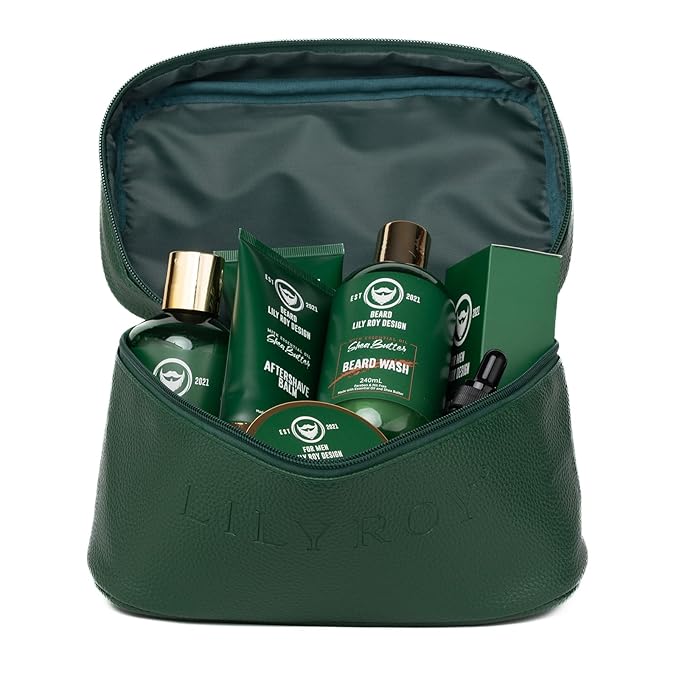 Father's Day Bath & Beard Gift Set for Men - 13-Piece Luxury Grooming Kit with Beard Wash | Perfect Christmas, Birthday, Valentine's Day Gifts for Him/Dad, Self Care Ideal All Occasion Holiday Present