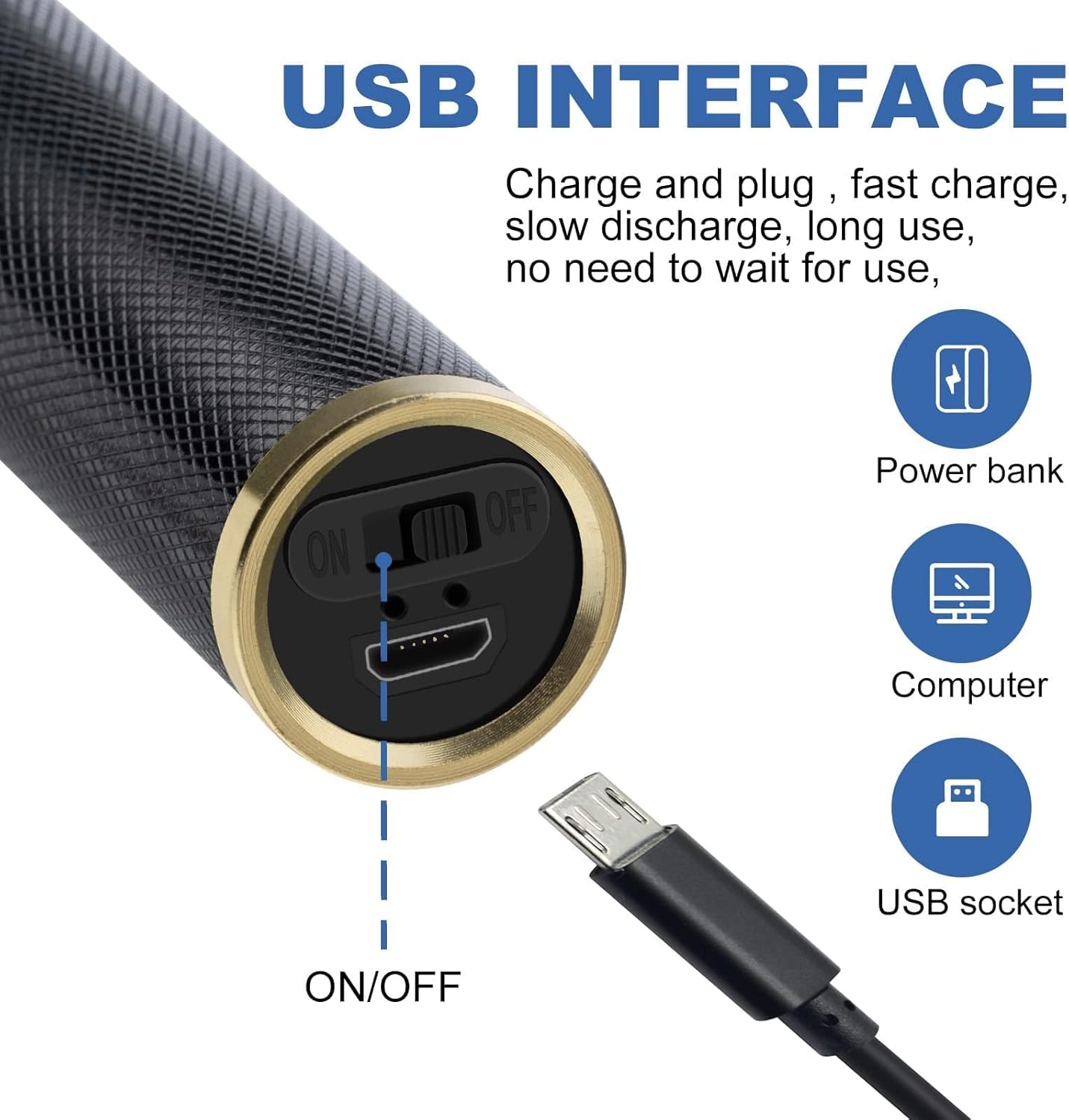 YOGINGO Professional Hair Trimmer for Men, Beard Trimmer Hair Clippers for Men, Cordless Rechargeable Hair Trimmer Metal Body Cutting Grooming Kit,Beard Shaver Barbershop