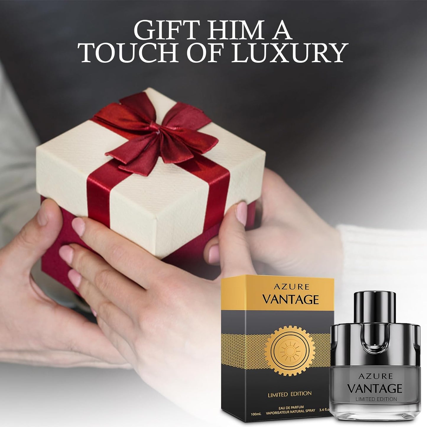 Azure Limited Men Perfume Cologne for Men Natural Spray Masculine Scent Wonderful Fragrance Gift Eau De Parfum for Daily Use 3.4 Fluid Ounce