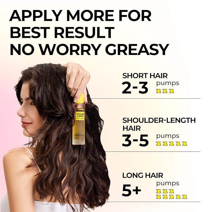 Styling & Curl Defining Oil Serum | 24-Hour Touchable Hold Hair Oil for Natural & Styled Curly Hair l Heat Thermal Protection, Creates Smooth, Shiny, Lightweight Hair