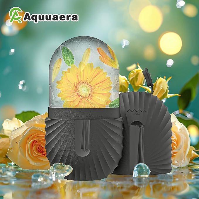 Ice Face Roller, Ice Cube Roller for Face,Facial Beauty Ice Roller Skin Care Tools,De-Puff Eye Bags, Reduce Migraine Pain(Black)