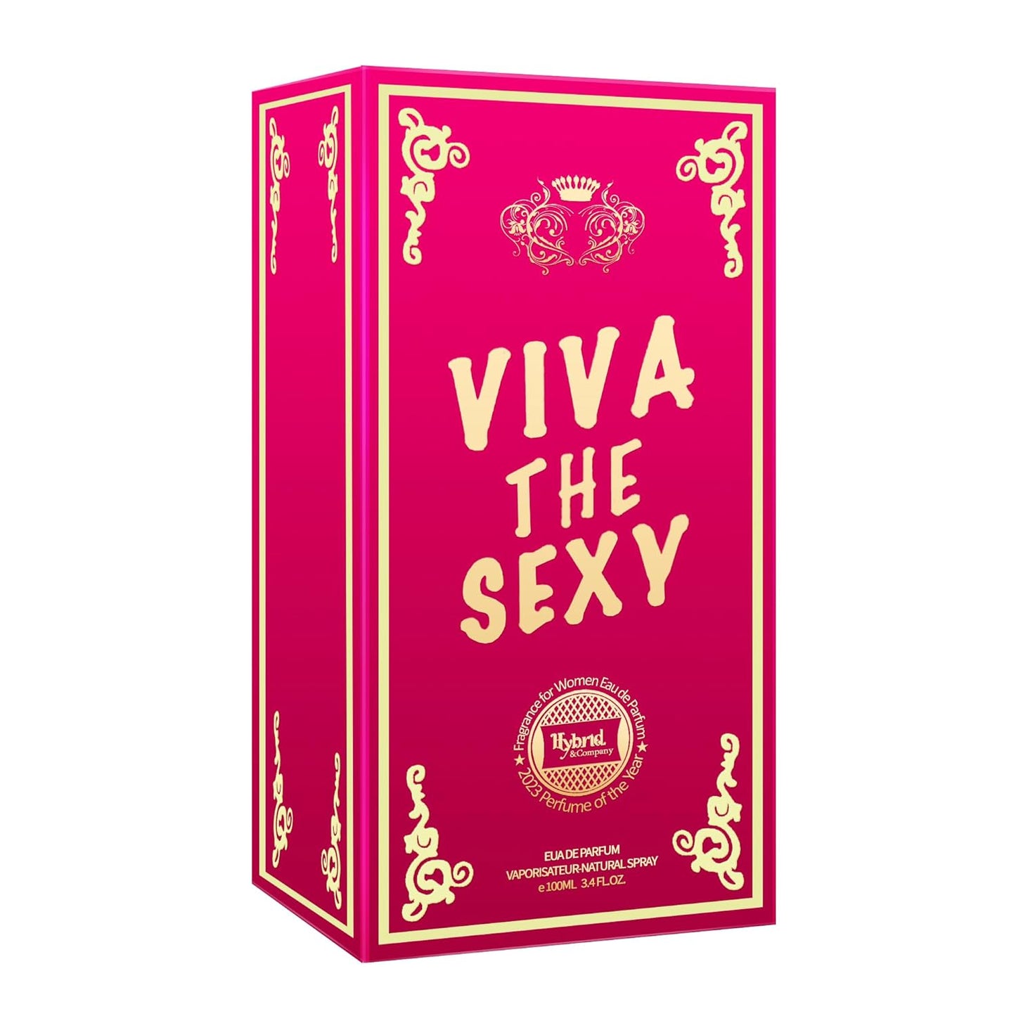 Hybrid & Company Viva The Sexy For Women Eau De Parfume Pour Femme Natural Spray 3.4FL.OZ