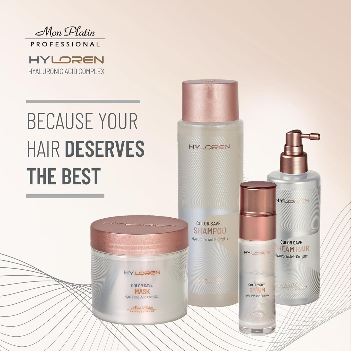 Hyloren Dream Blow Dry Hair Spray Heat Protection for Colored/Dry Hair - Color Save Formula, Humidity Resistant, Smooth, Uniform Hair, Locks in Moisture, High Gloss Shine - 250ML