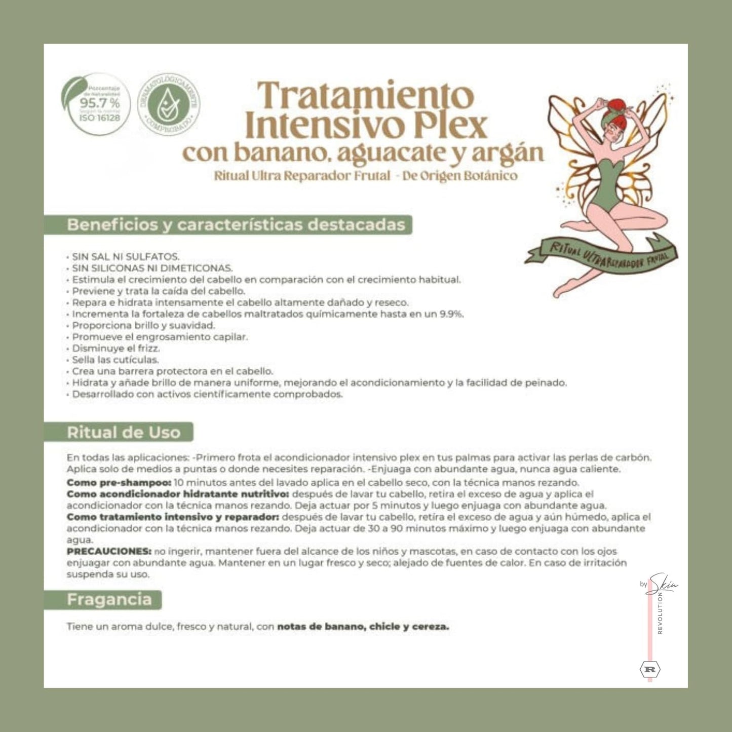 Aftercare for Ritual Botánico Keratina Orgánica | Treatment to Straighten, Repair and Relax Hair | Natural, Organic & Vegan | Product of Colombia | Tratamiento Plex, 400 ml/13.52 Fl Oz (2 Count)