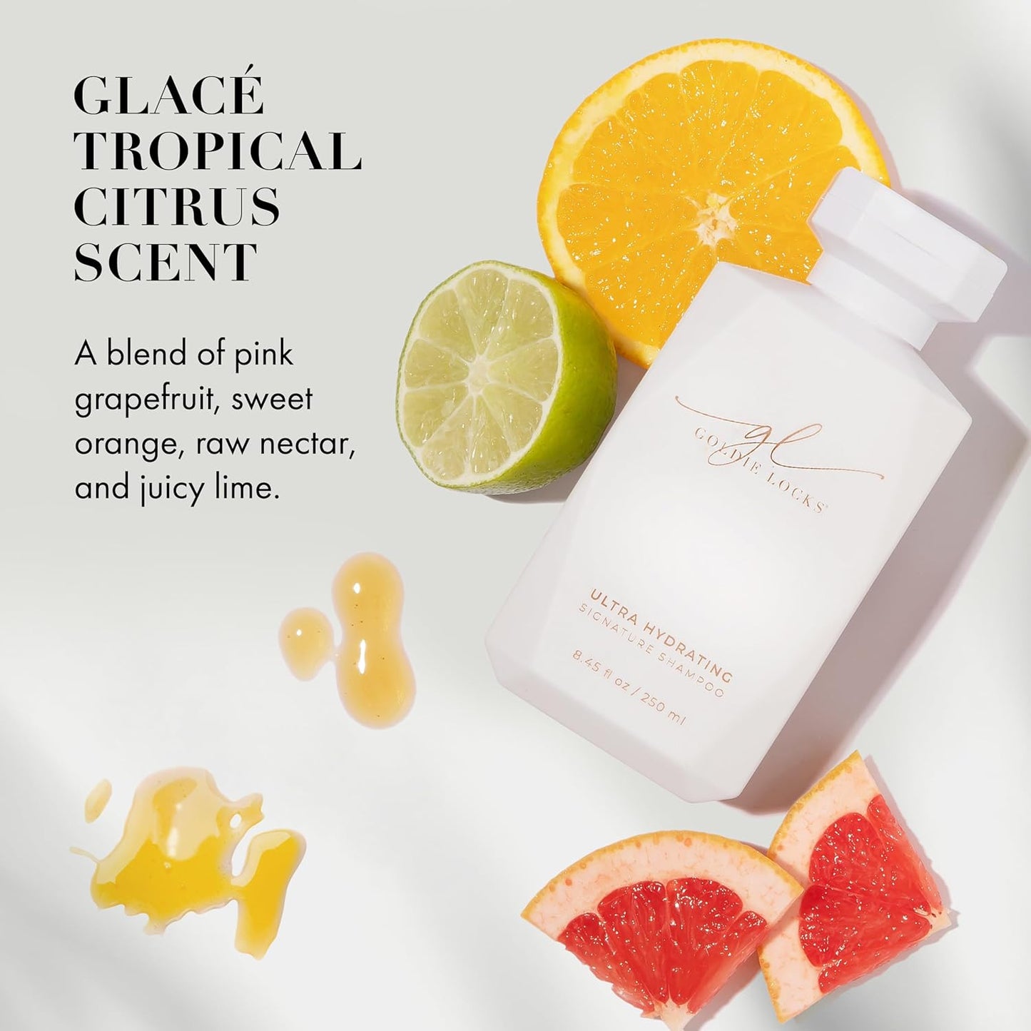 Goldie Locks Travel Size Ultra Hydrating Shampoo - 3.4 fl oz - Sulfate-Free Moisturizing Formula - Maintains Texture and Shine - Safe for Extensions and Color-Treated Hair - Protein-Free