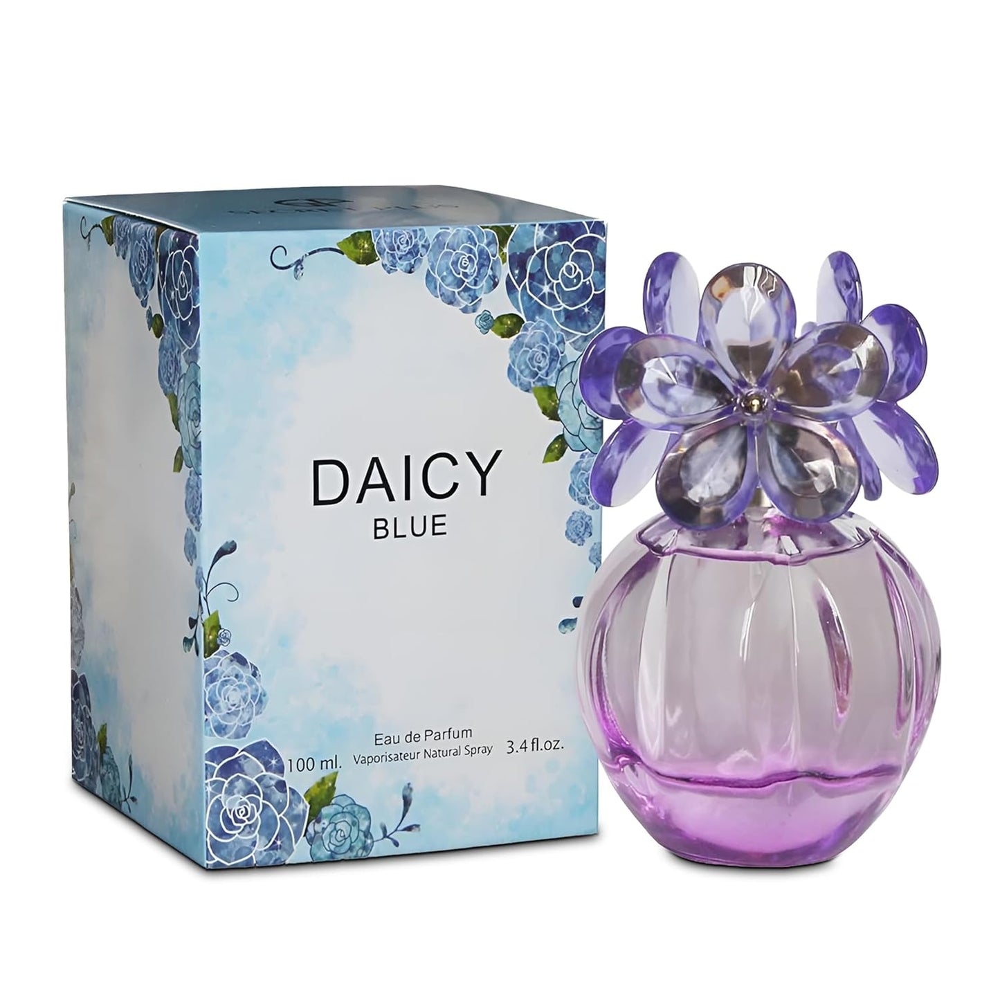 Women Perfume Daicy Set Eau de Parfume Spray Long Lasting Fresh Eau de Toliette for Women 3.4 Fl Oz Each Dily Used