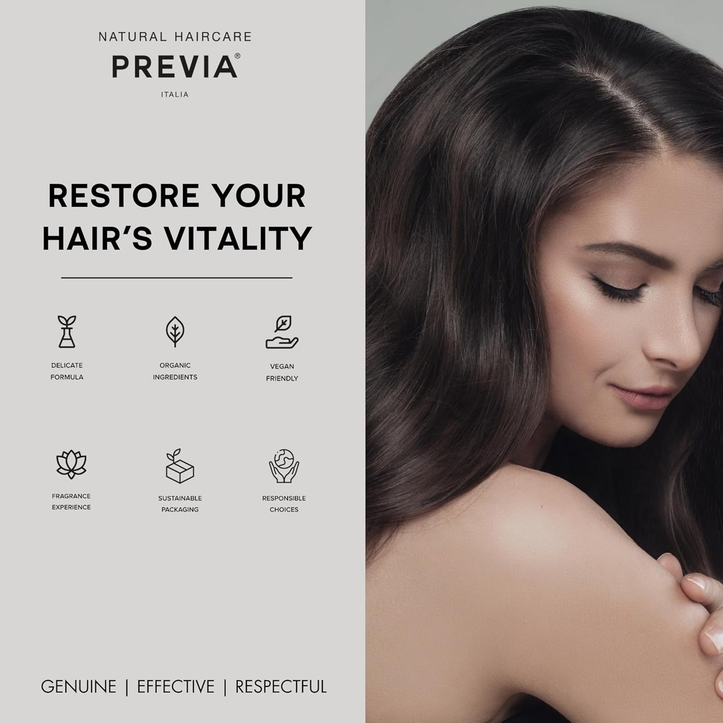 PREVIA Hair Regrowth Treatment | Formulated with Skullcap Extract, Soy & Wheat Germ | Clinically Proven Formula for Thicker & Stronger Hair | 3.38 Oz