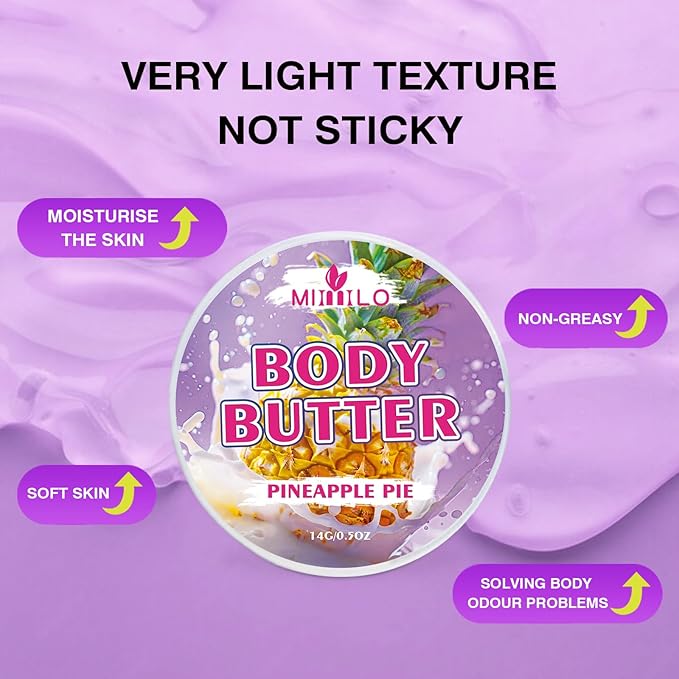 New Body Butter Body Glaze Whipped Body Butter for Women, Leaves Skin Soft Without Being Greasy Choose You Favorite Scent To Keep Skin Hydratedand Body Moisturizing Care Body Glaze Sample Kit