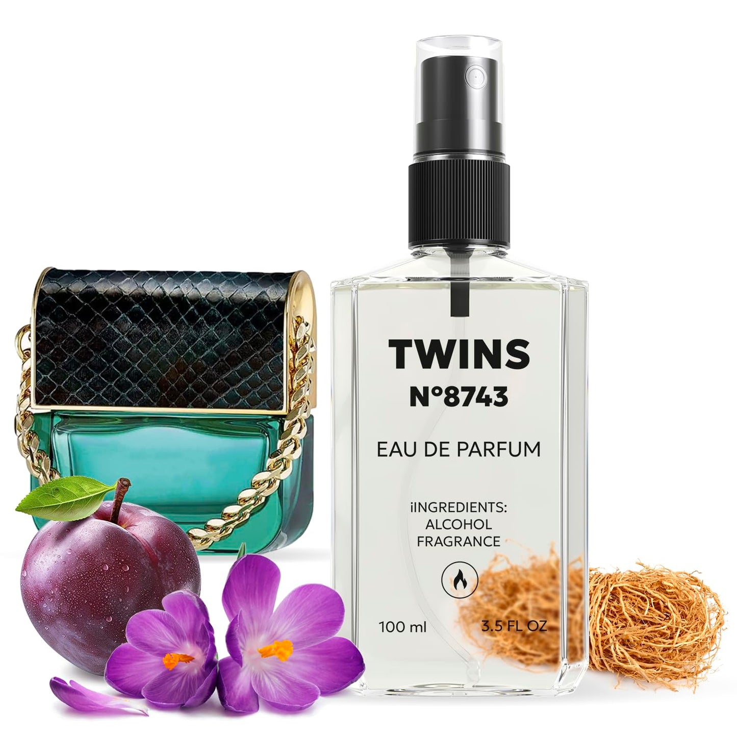 TWINS Impression of Decadence | Perfume for Women Eau de Parfum | No.8743 | 3.4 Fl Oz / 100 ml