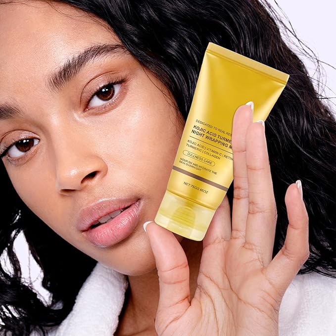 2PC Revix Collagen Mask, Revix Turmeric Collagen Night Mask, C-ollagen Night Wrapping M-ask, Gentle Cleansing, Moisturizing, Nourishing