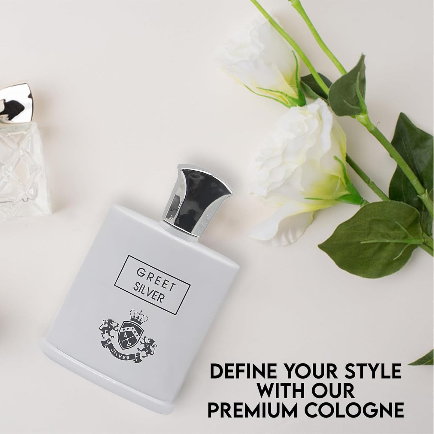 Greet Silver's Cologne–Bold & Sophisticated Scent Perfume for Men With Citrus,Spice,And Woody Notes–Long Lasting Fragrance For All Occasions