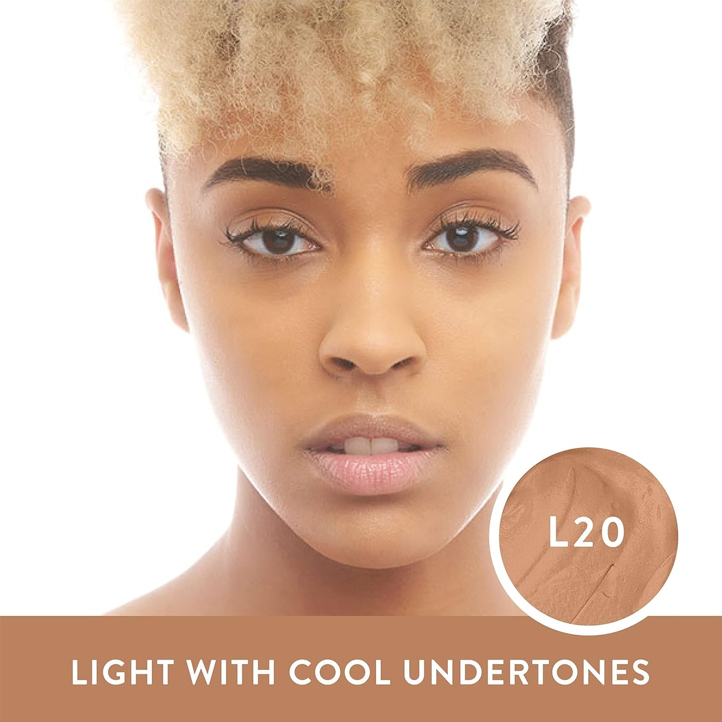 Mented Cosmetics Stick Foundation Make Up, Concealer & Contour Stick for Light Skin, Cream Foundation for Black Women Makeup, Vegan and Cruelty Free, L20