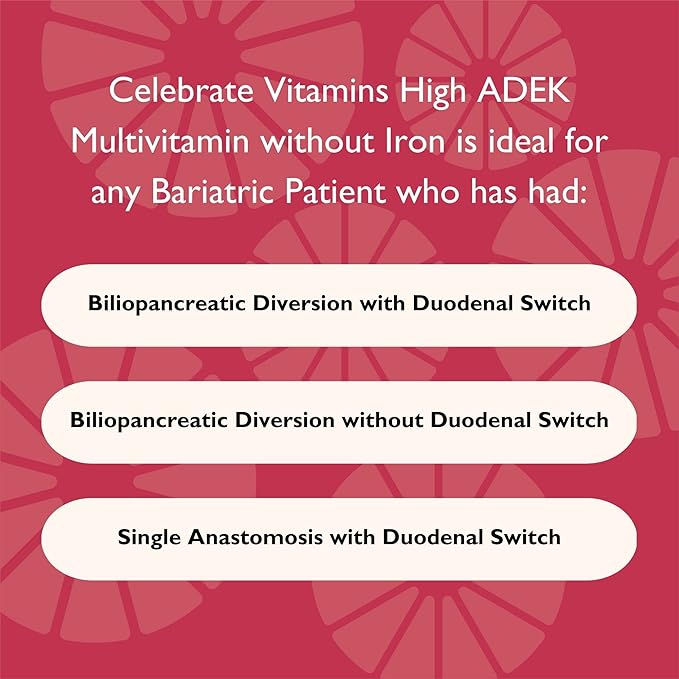 Celebrate Vitamins High ADEK Multivitamin Chewables, 60 Count