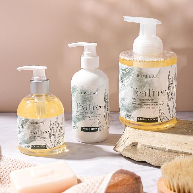 Daily Hand & Body Lotion with Moisturizing Shea Butter for All Skin Type- Tea Tree - 236 ML / 8 FL OZ