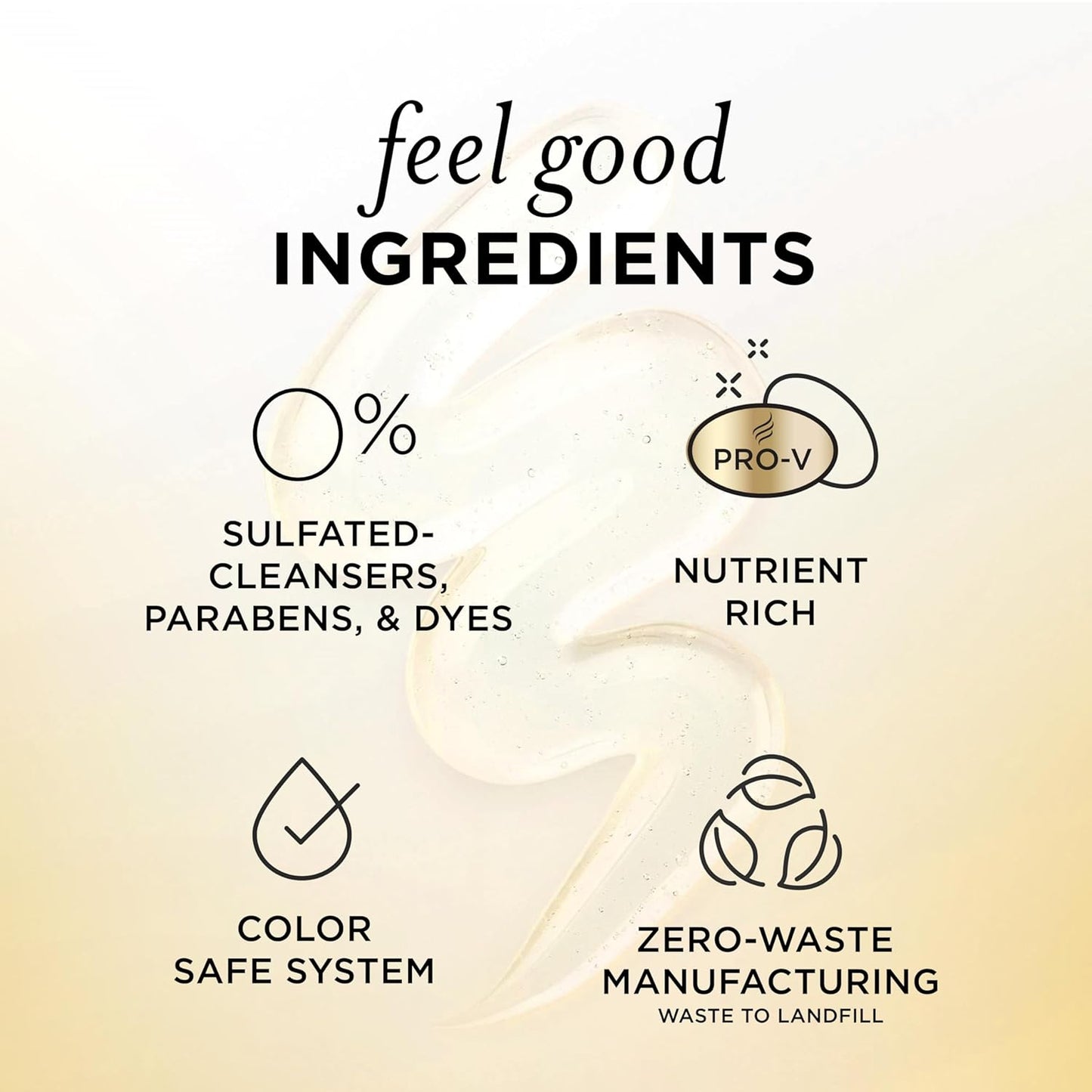 Pantene Sulfate Free Shampoo with Rice Water, Protects Natural Hair Growth, Volumizing, for Women, Nutrient Infused with Vitamin B5, Safe for Color Treated Hair, Pro-V Blends, 30.0 oz