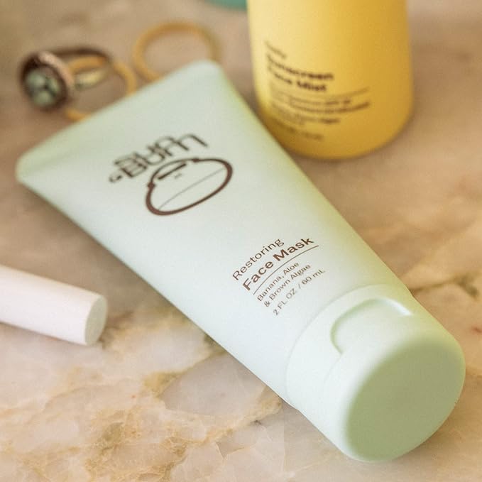 Sun Bum Skin Care Restoring Facial Mask - Vegan and Cruelty Free Formula with Cooling Aloe - 2 oz