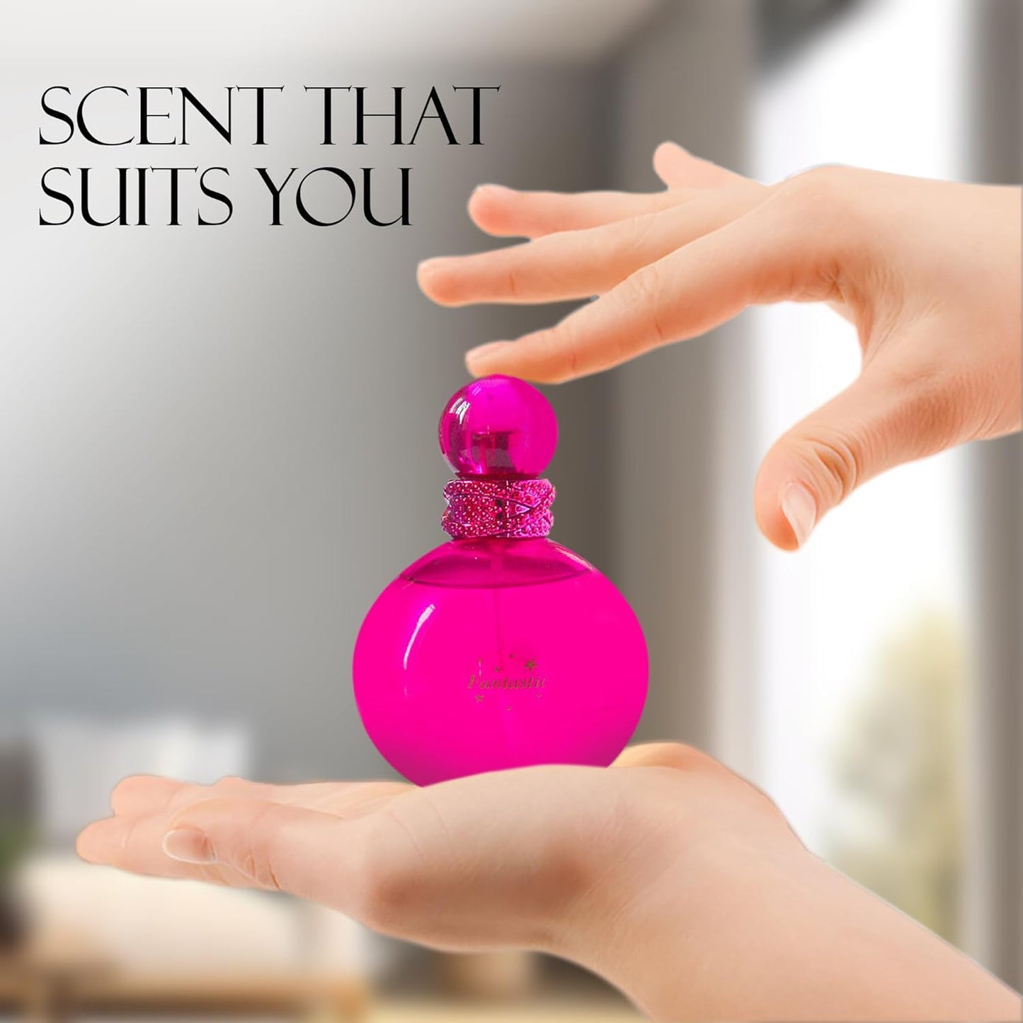 Women's Fantastic Perfume Fresh Scent Eau de Parfum 3.4 Flo Oz Natural Spray Fragrance for all Day Used