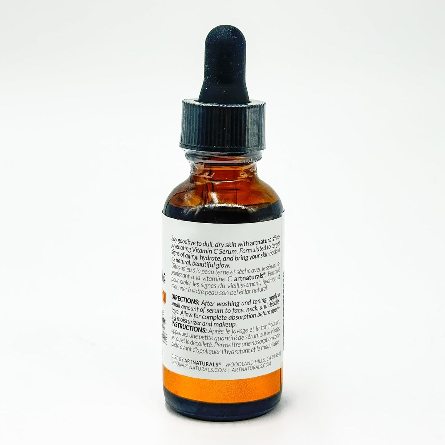 artnaturals Anti-Aging Vitamin C Serum - (1 Fl Oz / 30ml) - with Hyaluronic Acid and Vit E - Wrinkle Repairs Dark Circles, Fades Age Spots and Sun Damage - Enhanced 20% Vitamin C