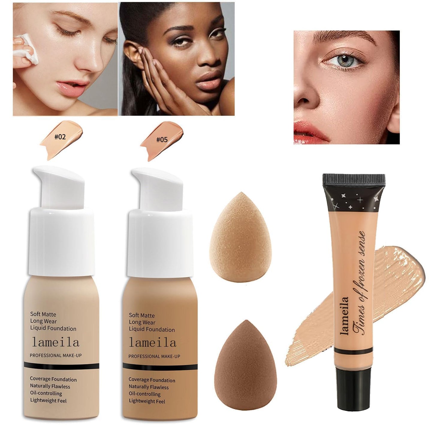 All in One Makeup Kit for Women Full Kit,Makeup Set for Women, Includes Eyeshadow Palette/Foundation/lip gloss/Eyeliner/Mascara/makeup Brush,Makeup Gift Set for Christmas & Birthday&Holiday&Everyday.