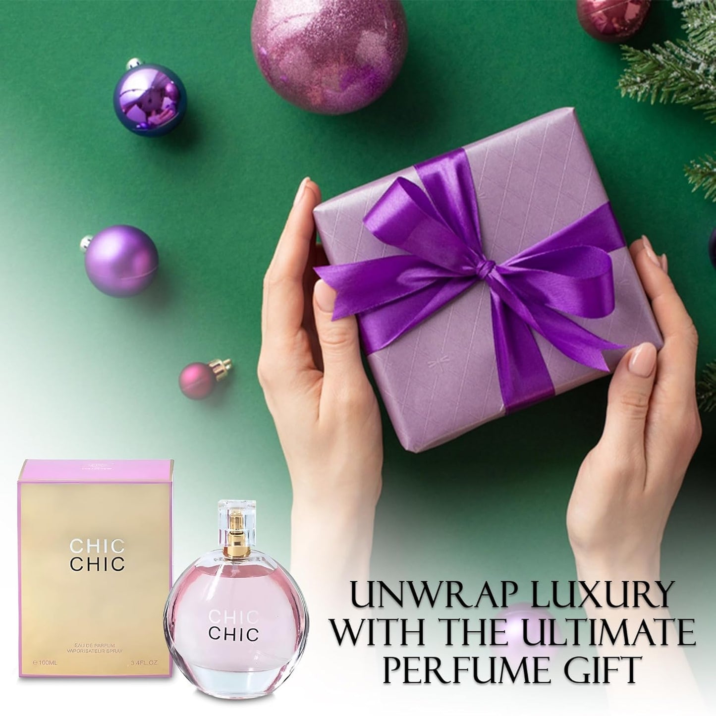 Perfume for Women,Captivating Scent for Confident Elegance Women's Fragrance,3.4 Fluid Ounce Eau de Parfum Daily Used(Chic)