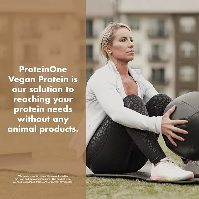 NutraOne ProteinOne Vegan Plant-Based Protein Powder