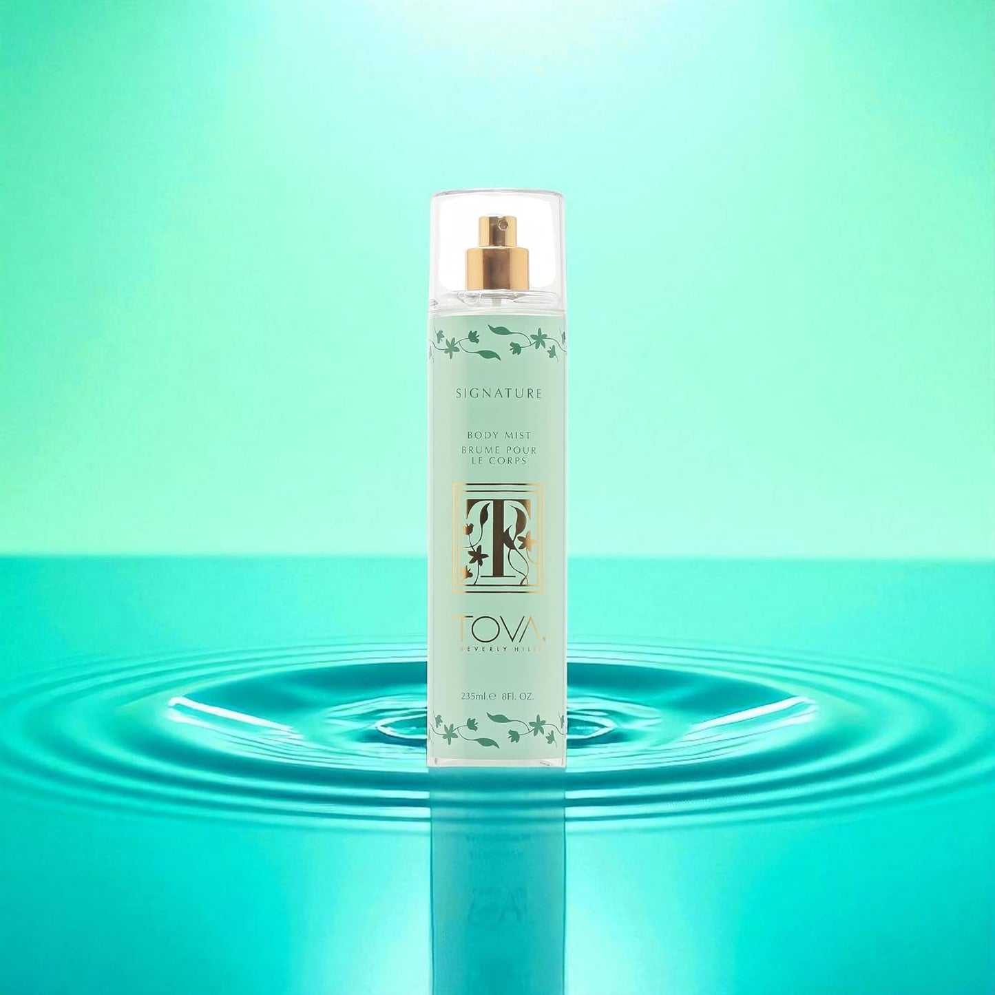 Tova Signature Body Mist – Fresh Floral Perfume Mist for Women – Long-Lasting Body Spray with Jasmine, Bergamot & Sandalwood – Timeless Scent with Lavender & Musk – USA-Made & Cruelty-Free – 8.0 fl oz