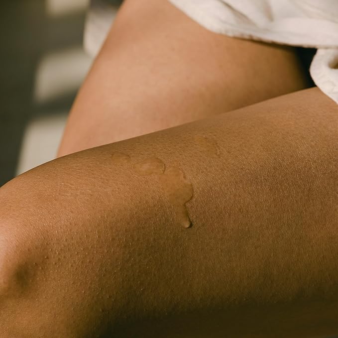 KOBA Gold Drip Nourishing Body & Hair Oil - For Women & Men - Moisturizing - Normal to Very Dry Skin - All Hair Types & Beards - Woody, Floral, & Citrus - Natural - Vegan - Safou Oil (3.4 Fl Oz)