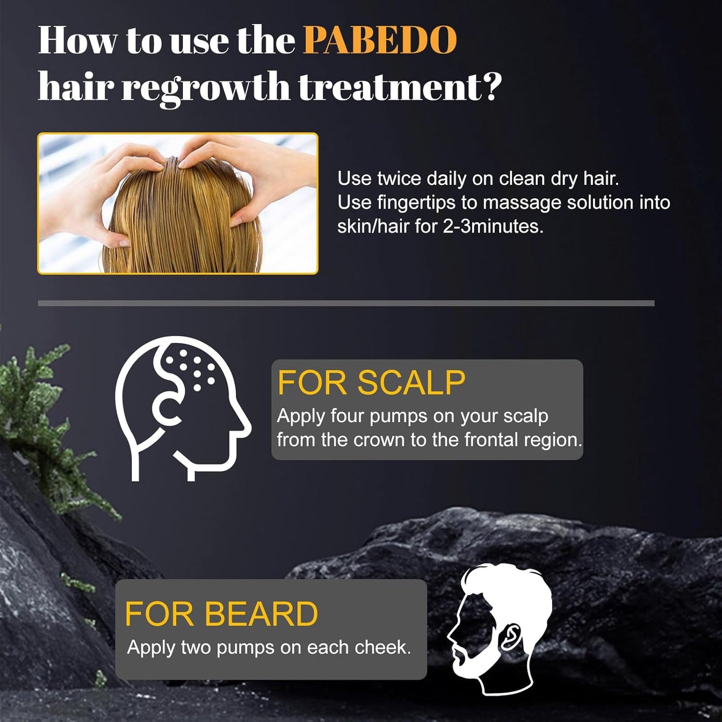 5% Minoxidil for Men and Women Hair Growth Serum - Castor Oil & Biotin Hair Growth Spray Hair Regrowth Treatment for Scalp Hair Loss Hair Thinning For Thicker Longer Fuller Healthier Hair 100Ml