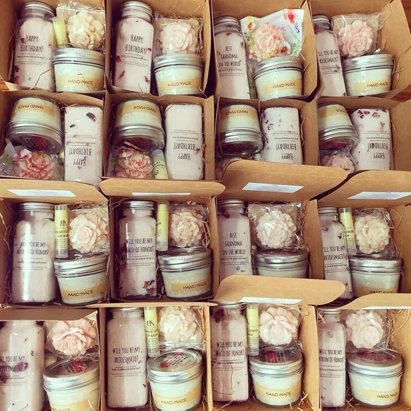 Beets and Apples Happy Birthday Gift Basket, Gift Baskets for Women Birthday Gift Ideas for Women, Natural Spa Gift Basket for Birthday Gifts, Handmade in USA (Happy B-Day)