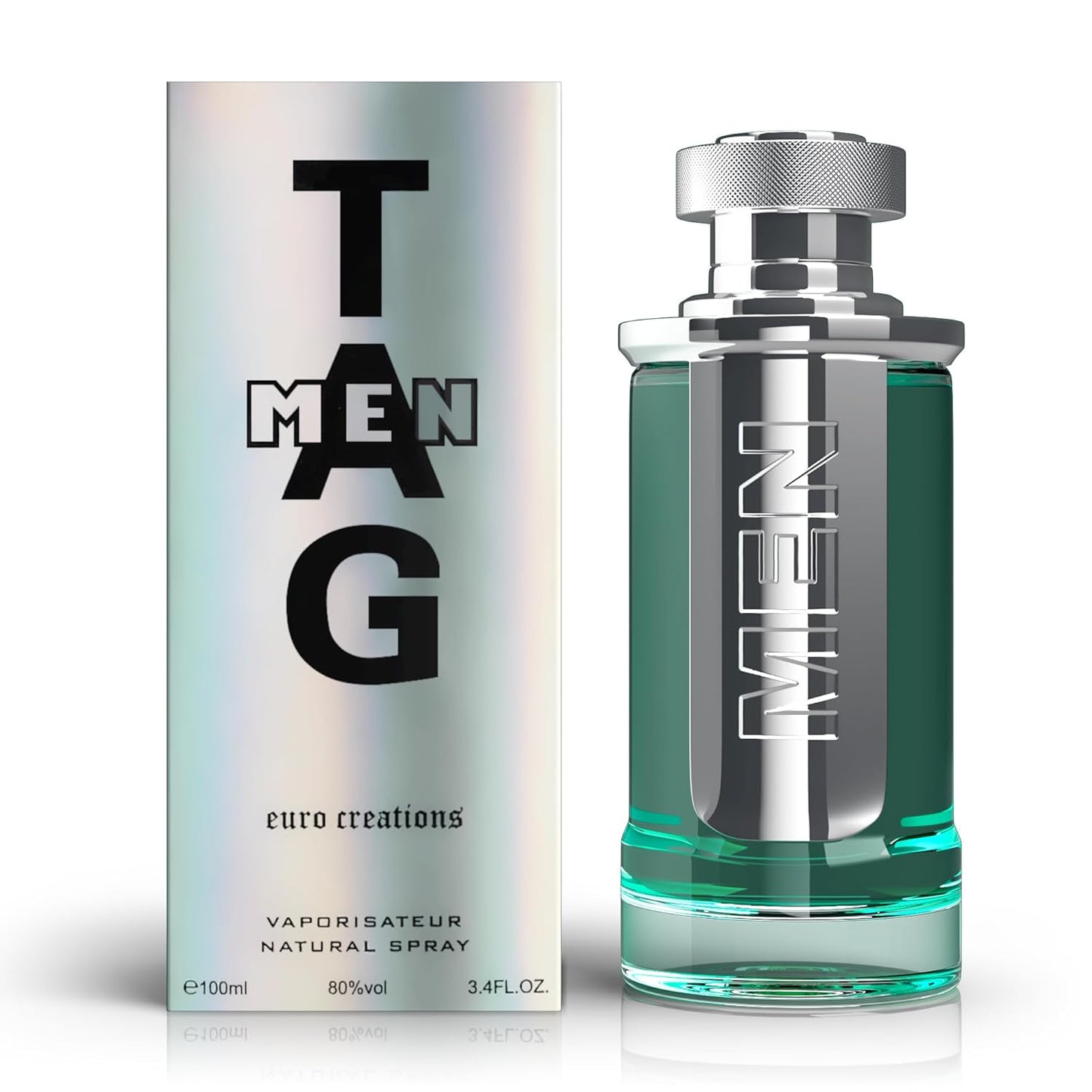 Cologne for Men – INSPIRED by A WORLD RENOWNED MEN'S PERFUME – Bergamot, Grapefruit, Lemon, Pink Pepper – Fresh, Spicy, Citrus, Woody – 3.4 fl oz