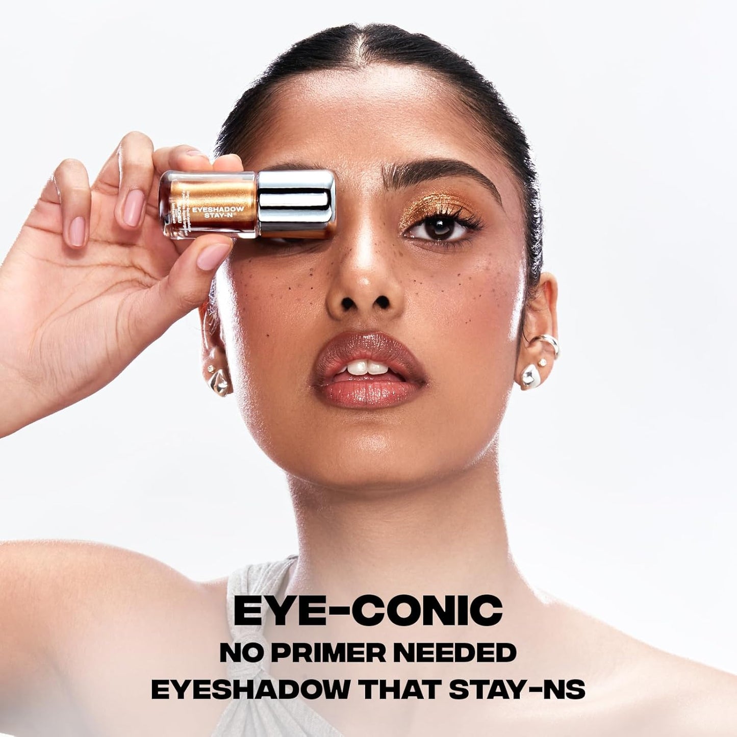 Sacheu Liquid Eyeshadow STAY-N Longwear Eye Makeup — Buildable Highly Pigmented & Blendable Eye Shadow Cream in Matte & Shimmer Finishes, Sp-ICE