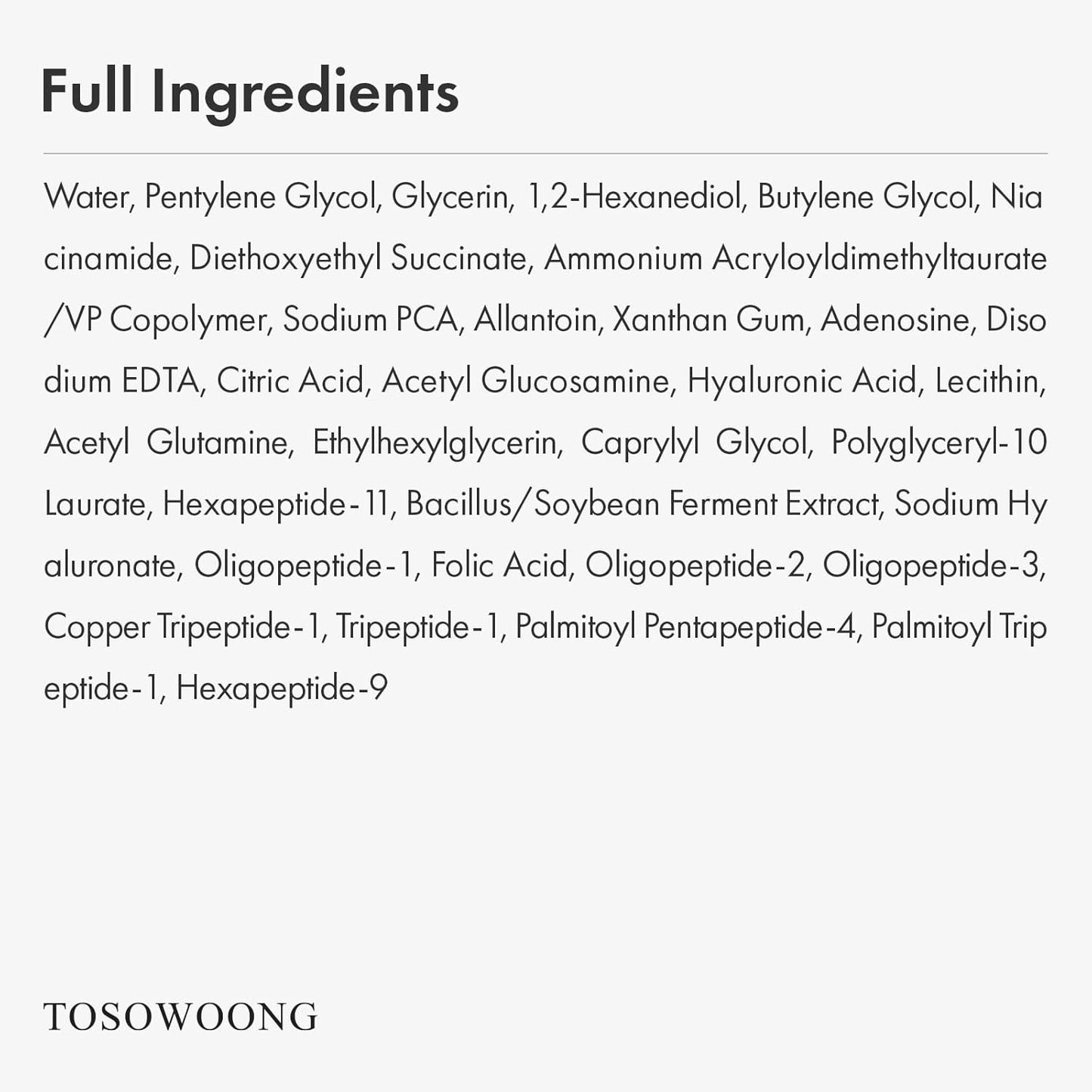 TOSOWOONG 9 Peptide Skin Booster Serum, Niacinamide & Hyaluronic Acid Skin Renewal Boosting Facial Essence for All Skin Types, Korean Skin Care, Paraben Free, 150ml, 5.07 fl.oz.