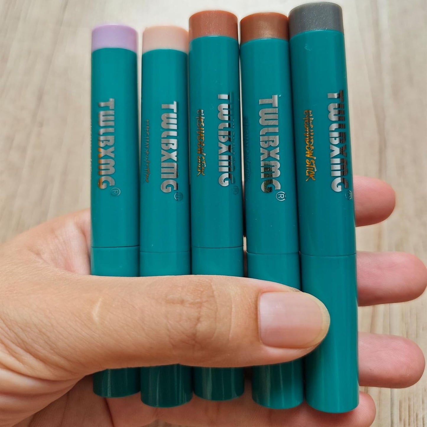 Eyeshadow Stick Eye Shadow Brightener Stick Eyeliner Pencil Cream Shimmer Glitter Smooth Eyeshadow Stick Pencil Nude Korea Primer Highlighter Natural Waterproof Long Lasting Mauve Taupe Shimmer # 04