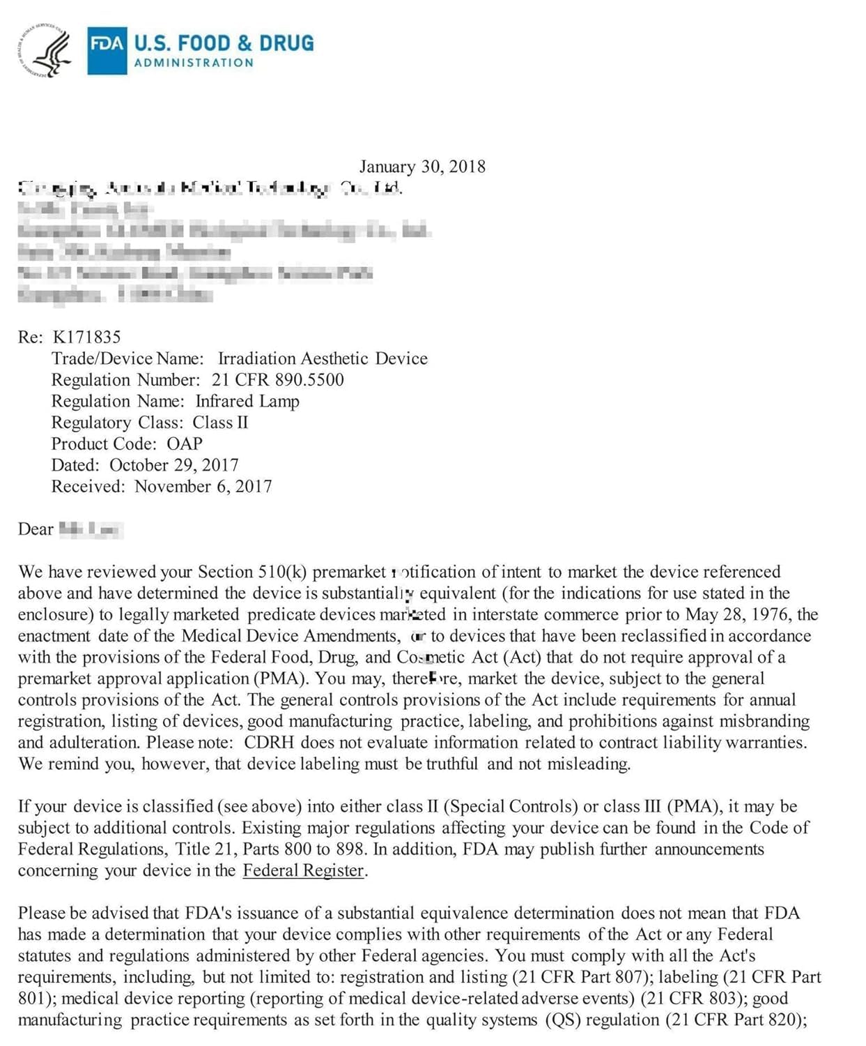 Irradiation Aesthetic Device Professional Hair Growth Laser Cap - FDA Cleared Low Level Laser Therapy Hair Regrowth for Men & Women, Hair Loss Treatment for Androgenetic Alopecia