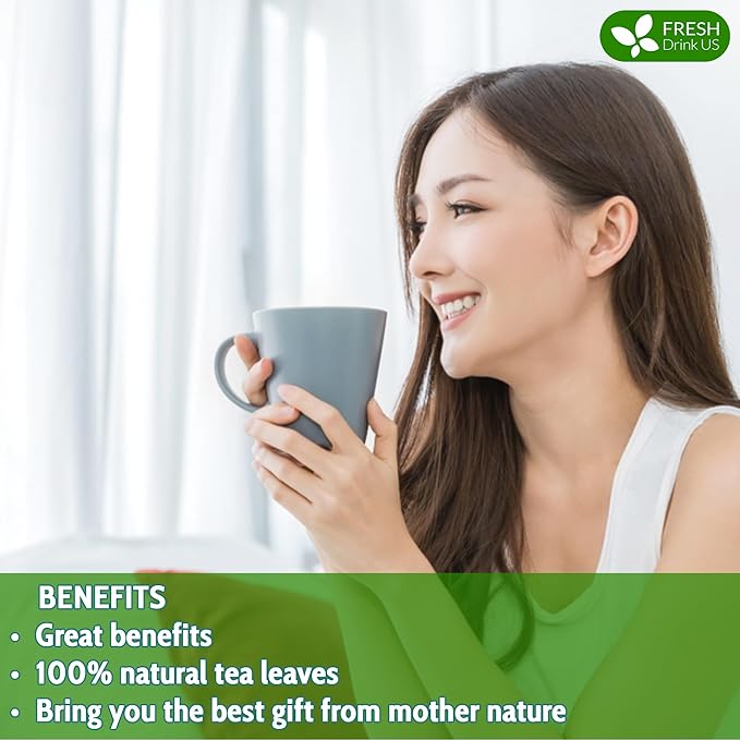 FreshDrinkUS, Premium 50+ Banaba Dried Leaves, 100% Natural & Pure from Whole Banaba Leaves, Banaba Leaf Tea, No Additives, No Caffeine, Vegan