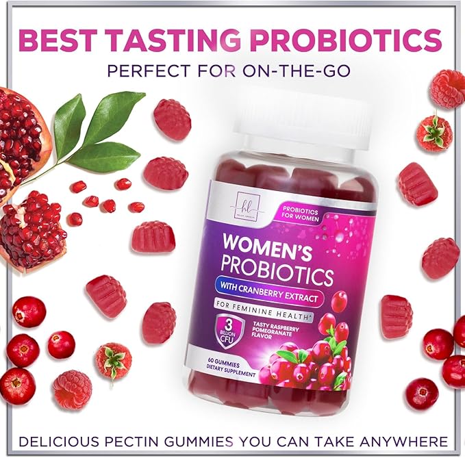 Women's Probiotic - Probiotics for Women 3 Billion 60 Gummies