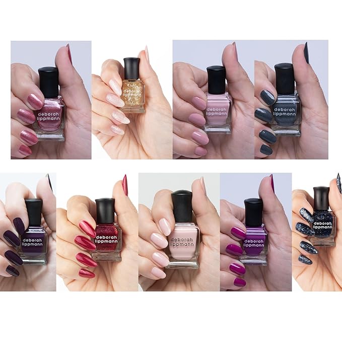 Deborah Lippmann Nail Polish, Gel Lab Pro Set | Treatment Enriched for Nail Health, Wear and Shine | No Lamps or Tools | We Are All Made Of Stars, 9 Bottles