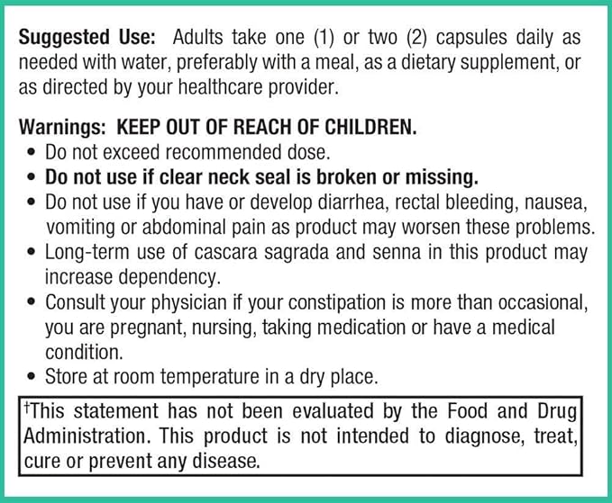 Peak Pure & Natural Colon Support - Colon Cleanse and Detox Supplement for Digestive Health - Gut Health Support with Inulin and Senna Leaf Extracts - with Fiber, Prebiotics, and Probiotics - 3 Pack