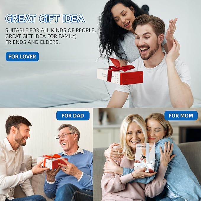 Dermave Electric Foot Callus Remover, Electric Foot Callus Remover, Callus Remover for Feet - Foot Filer with 60pcs Sanding Discs for Dead Cracked Skin, Men/Women (Black)