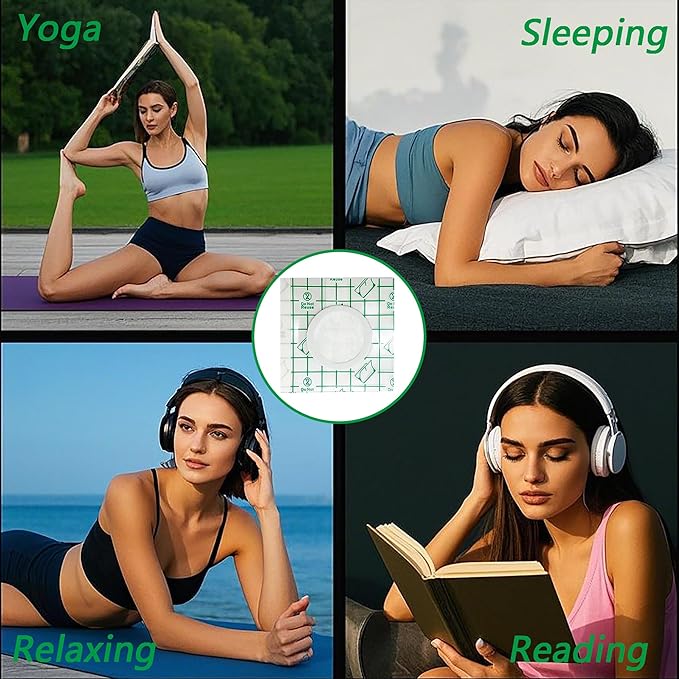 25Pcs Disposable Castor Oil Patches Belly Button, 3.2 x 3.2 Inches Castor Oil Pack Wrap for Belly Button High-Absorbent Self-Adhesive Easy to Use (Oil Not Included) White