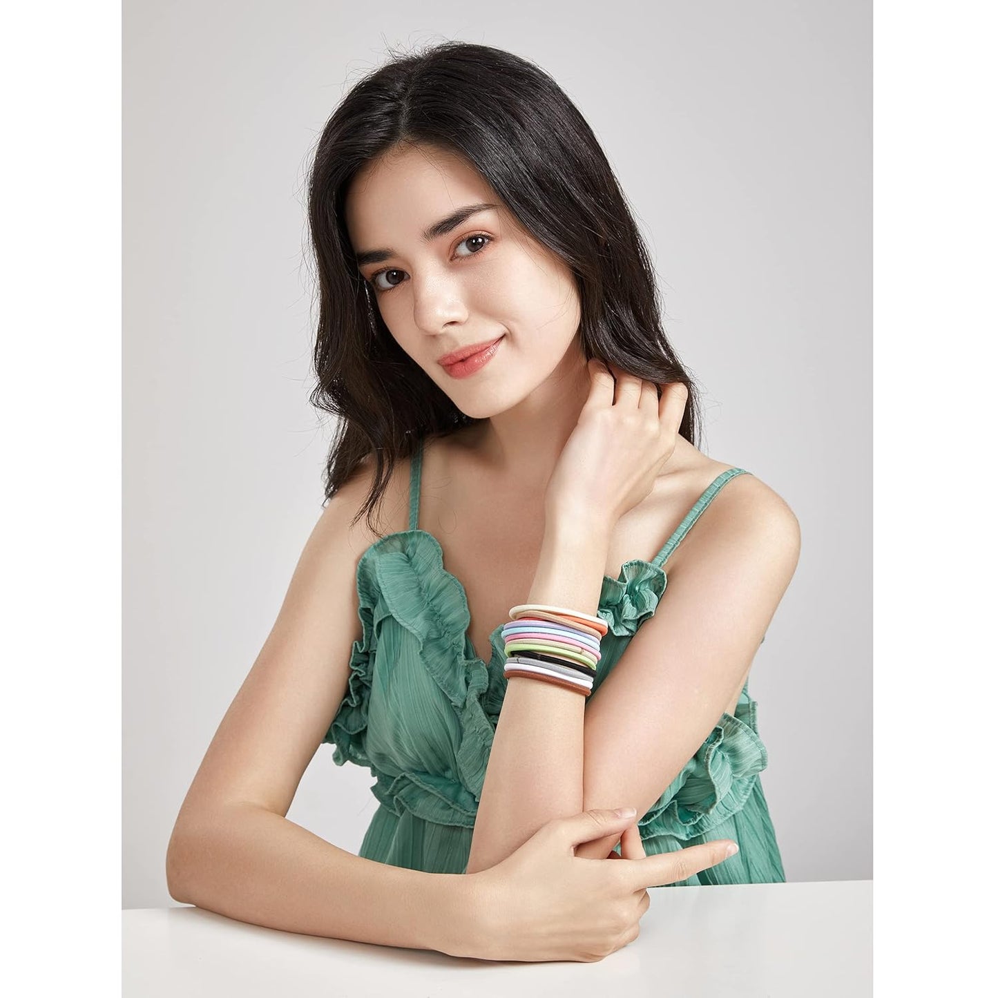 Dofash Hair Clip Set, 102 Counts Set Braided Hair Clips For Women (Bobby Pins 60pcs + Hyper Elastics Ties 30pcs + Snap Hair Clips 12PCS - Blonde)