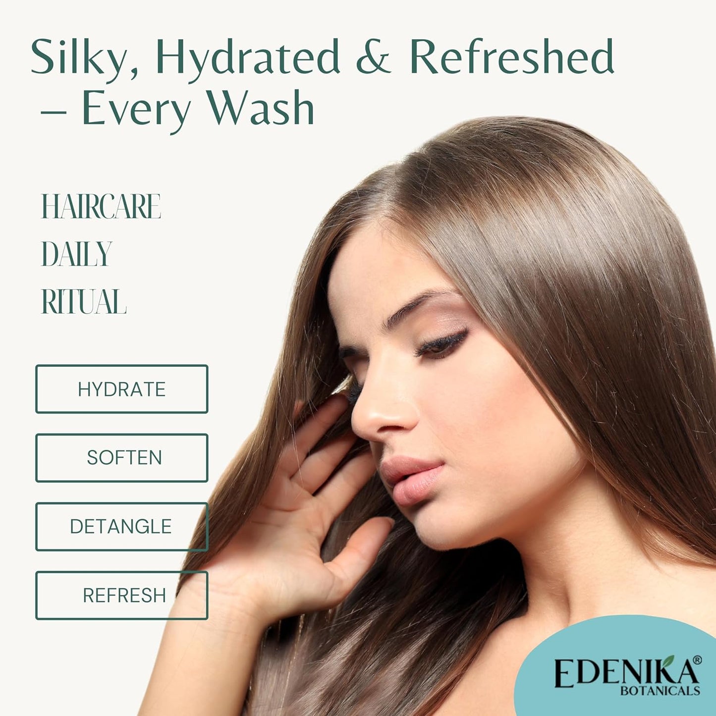 Peppermint Conditioner with Calendula, Bergamot & Castor Oil, 16 fl oz, Refreshing & Hydrating Formula, Vegan, Sulfate-Free, Paraben-Free, for All Hair Types