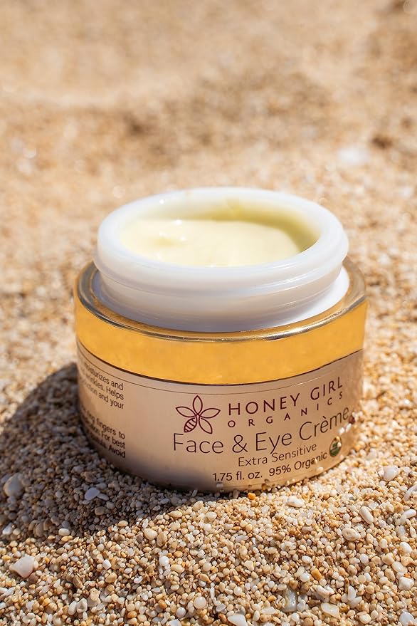Honey Girl Organics Extra Sensitive Face and Eye Creme, 1.75 Fluid Ounce